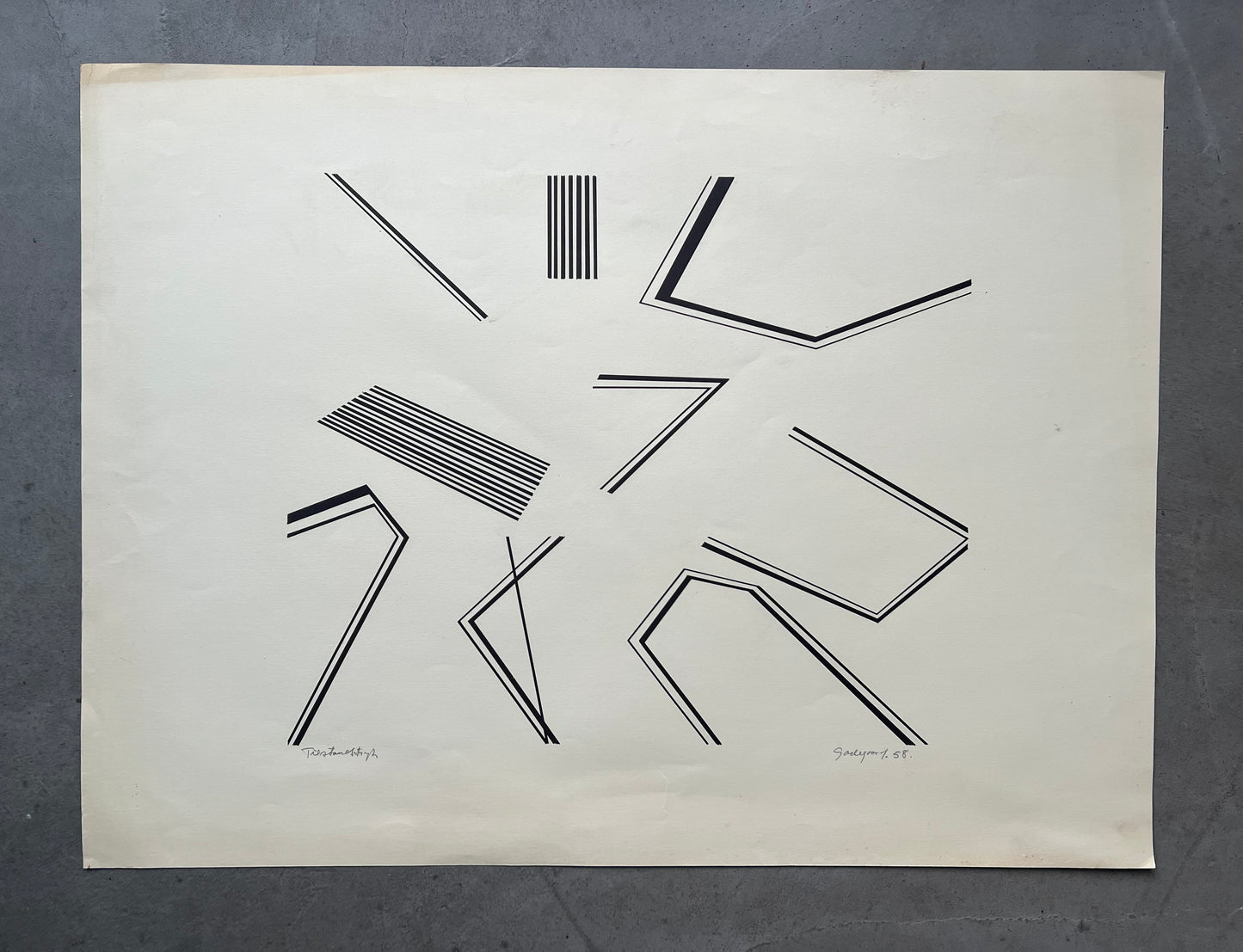 Paul Gadegaard. Composition, 1958