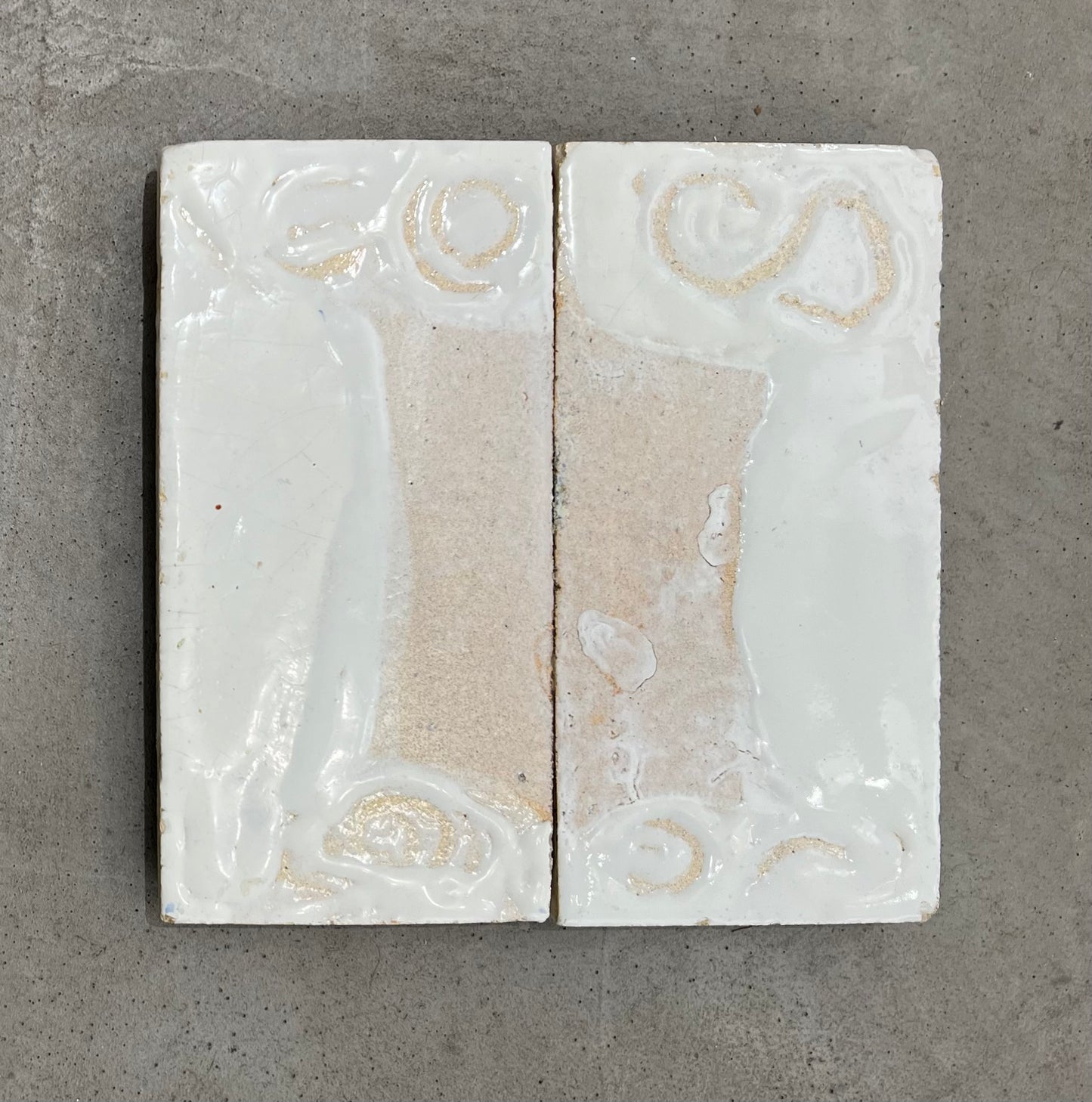 Else Fischer-Hansen. Ceramic relief, 1985