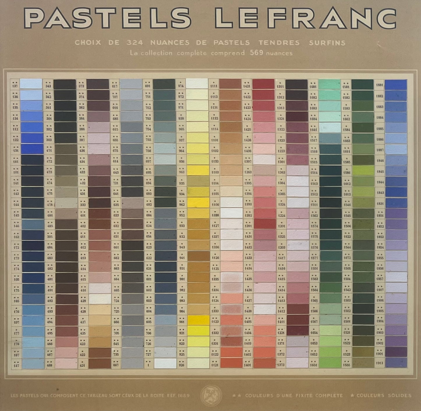 Pastels Lefranc, ca 1920