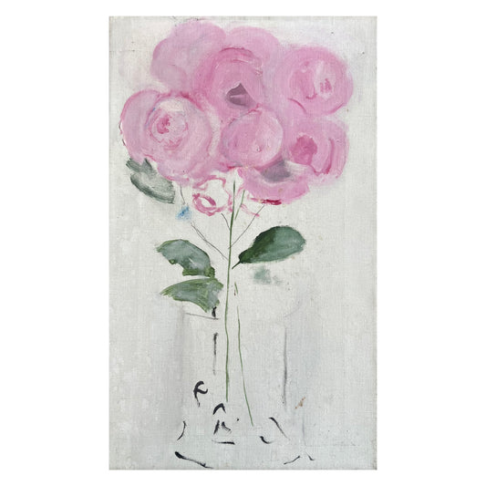 Else Fischer-Hansen. Pink roses, 1980