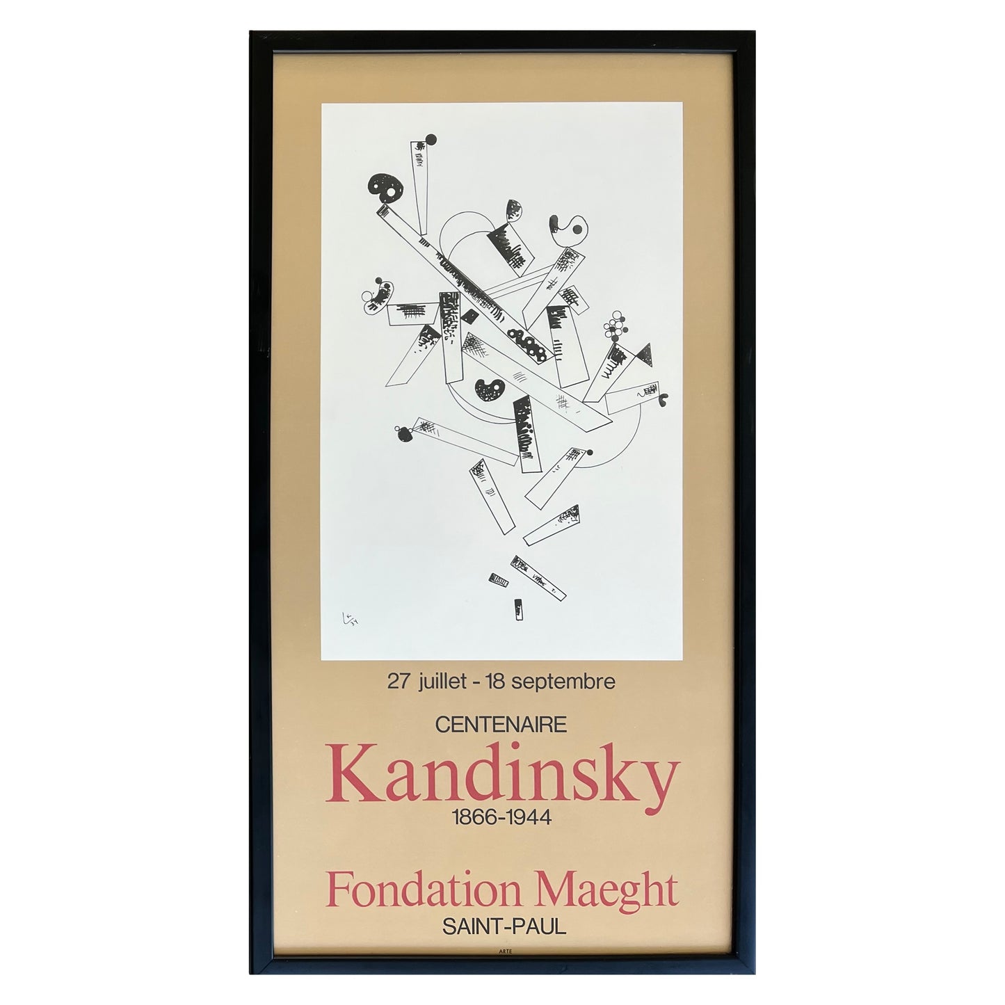 Vasilij Kandinskij. Exhibition poster